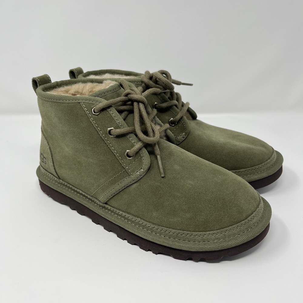 UGG Neumel Olive Green Suede Lace Up Chukka Boots 3236 Men's‎ 6